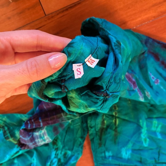 Rayon draw string soft flowy pants - Picture 3 of 4